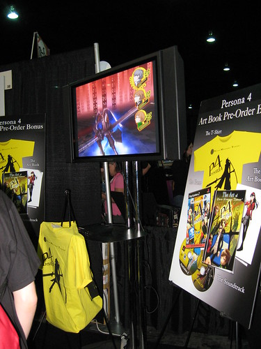 Atlus booth at Gamestop conference
